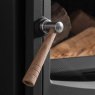 Farringdon Catalyst Eco with Graphite body - close up of optional wood handle