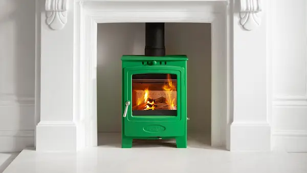 Solution 5 stove in optional Peapod Green colour